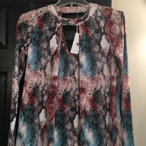 Boutique choker blouse